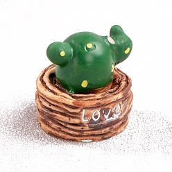 Сэнди Коричневый Смоляные фигурки для заливки миниатюрные украшения, аксессуары для домашнего кукольного домика с микро-ландшафтом, притворяясь опорными украшениями, песчаный коричневый, 22x23 мм