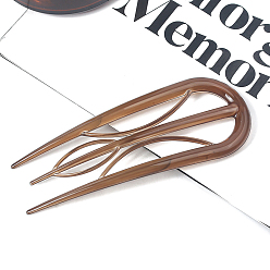 Сиена Вилки для волос из смолы, аксессуары для волос для женщин, цвет охры, 100 мм