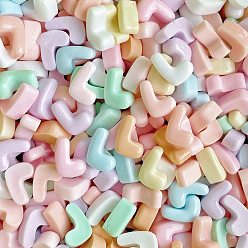 Letter L Непрозрачная смола декодирует кабошоны, для украшения своими руками, Письмо L, 13x9.5x6 мм