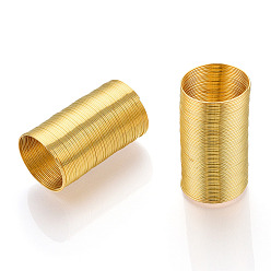 Golden Steel Memory Wire, for Ring Earring Making, Golden, 22 Gauge, 0.6mm, 3800 circles/1000g