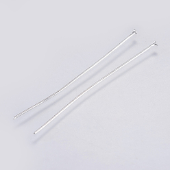 Нержавеющая Сталь Цвет Устойчивы к потускнению 304 штифты из нержавеющей стали с плоской головкой, цвет нержавеющей стали, 50x0.7 мм, Руководитель: 1.5 mm