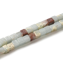 Аква Терра Яшма Синтетические бусины пряди аква терра яшма, кубические, 2~2.5x2.5~3.5x2.5~3 мм, отверстие : 0.4 мм, около 157~165 шт / нитка, 14.96~15.75'' (38~40 см)