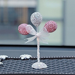 Разноцветный Украшения для показа воздушных шаров со стразами, для украшения рабочего стола автомобиля, красочный, 105 мм