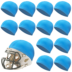 Bleu Ciel Clair 12Bonnet de bain en polyester (pièces), arc, lumière bleu ciel, 150x215x5mm