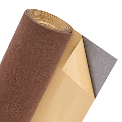 Верблюжий Самоклеящаяся бархатная флокирующаяся ткань, для ювелирного ящика ремесло ткань кожура палочка, верблюжие, 25x0.08 см