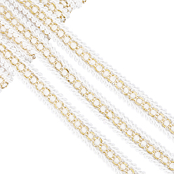 Белый Полиэфирная лента, кружевная лента сороконожка, с картонной карточкой, белые, 1/2 дюйм (14 мм)