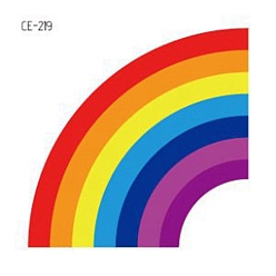 Радуга Гордость Радужный флаг съемные временные татуировки бумажные наклейки, радуга, 6x6 см