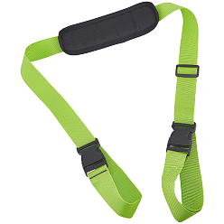 Весенне-зеленый Полиэстеровые ремни для переноски пляжного кресла, складной велосипед, аксессуары для кемпинга, с пластиковыми пряжками, весенний зеленый, 1000~1890x38~75x10 мм