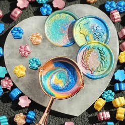 Желтый 150 шт. Частицы сургуча, для ретро печать печать, отпечаток лапы, желтые, 10 мм