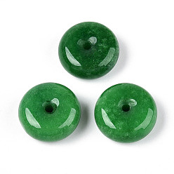 Малайский Нефрит Натуральный Malaysia нефрита подвески, пончик, 18~18.5x7~8.5 мм, отверстие : 2~2.5 мм