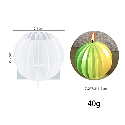 Тыква Силиконовые формы для свечей, для свечных инструментов, тыквенный узор, 7.6x6.9 см