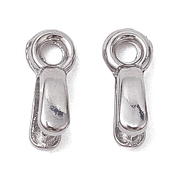 Нержавеющая Сталь Цвет Не тускнеет 304 нержавеющая сталь скобы для колки льда, конус, цвет нержавеющей стали, 8.5x2.3 мм, отверстие : 1.5 мм, штифты : 0.9 мм