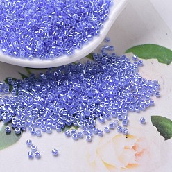 (DB0240) Темно-голубой Цейлонский Бусины miyuki delica, цилиндр, японский бисер, 11/0, (дБ 0240) темно-синий цейлон, 1.3x1.6 мм, отверстия: 0.8 мм, около 10000 шт / мешок, 50 г / мешок