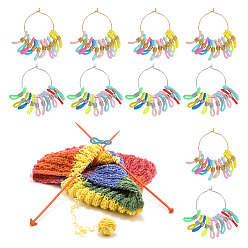 (52) Непрозрачная лаванда Наборы для изготовления ювелирных изделий своими руками, В комплект входят силиконовые кончики цепочек для очков, латунные бокалы, разноцветные, 110 шт / комплект