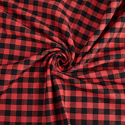 (123L) Белый крем непрозрачный блеск 2м поликоттоновая ткань с узором тартан, товары для поделок своими руками, прямоугольные, огнеупорный кирпич, 1480x0.5 мм