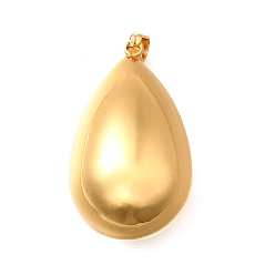 Золотой 304 подвески из нержавеющей стали, очарование слезы, золотые, 31x18.5x17.5 мм, отверстие : 5.5x3 мм