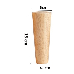 Белый Навахо Деревянные ножки для мебели, Замена деревянных ножек стула середины века на диван, кресло, кофейный столик, кабинет, тахта, кровать, грудь, ящики, конус, навахо белый, 180x60 мм