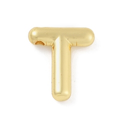 Letter T Gestellmessinganhänger, langlebig überzogen, Bleifrei und cadmium frei, echt 18 k vergoldet, Buchstaben t, 17.5x15x4 mm, Bohrung: 1.8 mm