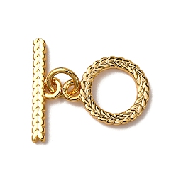 Настоящее золото 18K Латуни Переключить застежками, без никеля , стойки покрытие, кольцо, реальный 18 k позолоченный, 19 мм
