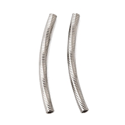 Нержавеющая Сталь Цвет 304 шарики из нержавеющей стальной трубы, изогнутая трубка, цвет нержавеющей стали, 50x4 мм, отверстие : 2.5 мм