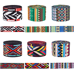 (52) Непрозрачная лаванда 6шт. 6 цвета полиэфирные ленты, для украшения одежды, разноцветные, 1-1/2 дюйм (38 мм), около 2 ярдов / шт, 1 шт / цвет