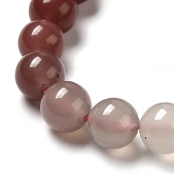 Natural Agate Natural Agate Round Beads Strands, 6~6.5mm, Hole: 0.6mm, about 66pcs/strand, 15.55''(39.5cm)