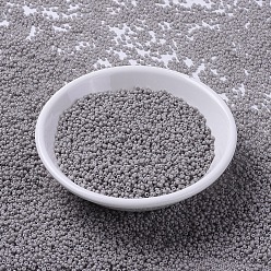 (RR3330) Непрозрачный Светлый Дымчатый Миюки круглые бусины рокайль, японский бисер, 11/0, (rr 3330) непрозрачный легкий дым, 2x1.3 мм, отверстия : 0.8 mm, около 50000 шт / фунт