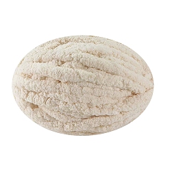 Бежевый Супермягкая пряжа из полиэстера шенилл jumbo, для проектов украшения дома подушки-одеяла, бежевые, 20 мм, около 29.53 ярдов (27 м) / моток