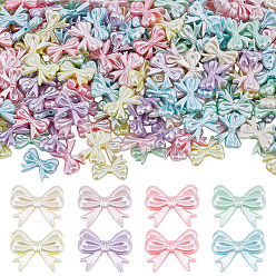 (52) Непрозрачная лаванда 300 шт. перламутровые непрозрачные акриловые бусины, бантом, разноцветные, 14x18x4.5 мм, отверстие : 1.6 мм