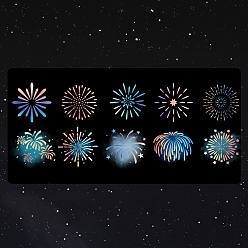 Озёрно--синий Скрапбукинг наклейки питомец декоративные наклейки, серия рифм фейерверков, Плут синий, 51x48x0.2 мм