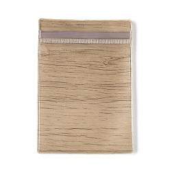 пшеница Пвх почтовый замок сумки, прямоугольные упаковочные пакеты, верхние пакеты с самозапечатыванием, цвет пшеницы, 10x7 см, односторонняя толщина: 7.8 мил(0.2мм)