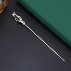 Платина Сплавочная фурнитура для шпильки, рука Будды, платина, 160x15 мм