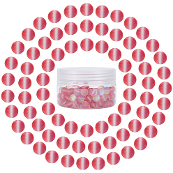 Red DIY Synthetic Moonstone Beads Stretch Bracelet Making Kits, with Elastic Thread, Red, Beads: 8mm, Hole: 1mm, 100pcs/box