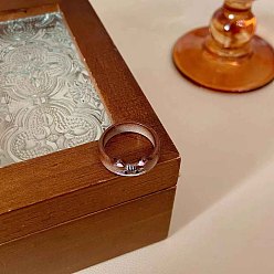 Сэнди Коричневый Кольца из смолы для женщин, форма кошки, песчаный коричневый, внутренний диаметр: 17 мм