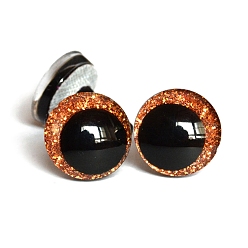 Легкий Лосось Пластиковый безопасный глазок для корабля, для поделок куклы игрушки кукольные плюшевые животные изготовление, светлый померанцевый, 25 мм