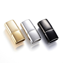 (52) Непрозрачная лаванда 304 магнитные застежки из нержавеющей стали с клеевыми концами, прямоугольные, разноцветные, 28.5x14x8.5 мм, отверстие : 12x6 мм