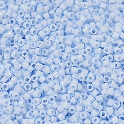 (DB1497) Opaque Light Sky Blue MIYUKI Delica Beads, Cylinder, Japanese Seed Beads, 11/0, (DB1497) Opaque Light Sky Blue, 1.3x1.6mm, Hole: 0.8mm, about 2000pcs/bottle, 10g/bottle