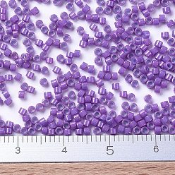 (DB0660) Dyed Opaque Dark Orchid MIYUKI Delica Beads, Cylinder, Japanese Seed Beads, 11/0, (DB0660) Dyed Opaque Dark Orchid, 1.3x1.6mm, Hole: 0.8mm, about 2000pcs/bottle, 10g/bottle