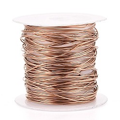 Розовое Золото 10м 304 проволока из нержавеющей стали, с катушкой, круглые, розовое золото , 0.7 мм, 21 датчик, около 32.81 футов (10 м) / рулон