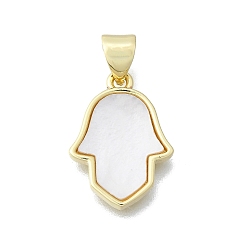 Настоящее золото 16K Подвески из латуни в виде пальм, с оболочкой, хамса рука, реальный 16 k позолоченный, 16.5x12x2 мм, отверстие : 5 мм