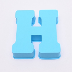 Letter H Alphabet Silicone Molds, Resin Casting Molds, For UV Resin, Capital Letter Symbol, DIY Crystal Word, Letter.H, 160x142x35mm
