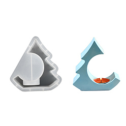 Дерево Рождественские силиконовые формы для свечей своими руками, для изготовления свечей, дерево, 112x100x42 мм, внутренний диаметр: 102x95 мм