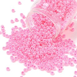 (910) Ceylon Hot Pink Тохо 6/0 круглые бусины, японский бисер, (910) цейлонский ярко-розовый, 4 мм, отверстие : 1.5 мм, Около 168 шт / 10 г
