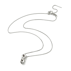 Платина Латунный кулон в виде сыра, регулируемые ожерелья-слайдеры, без кадмия и без свинца, стойки покрытие, платина, 18.78 дюйм (47.7 см)