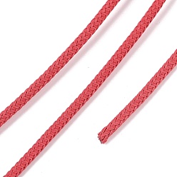 Индийский Красный Плетеная круглая стальная проволока, для браслетов своими руками, Индийская красная, 3.2 мм
