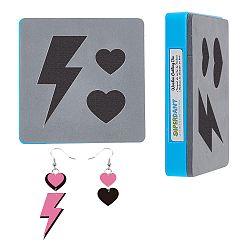 Сердце 1 шт. штампы для резки дерева, Со сталью, для diy scrapbooking / фотоальбом, с пластиковой пресс-формой для литья под давлением, Сердце Pattern, режущая матрица: 1мм