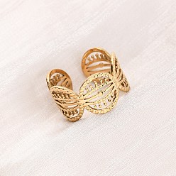 Настоящее золото 18K 304 открытые манжеты из нержавеющей стали для женщин, злые глаза, ионное покрытие (ip), реальный 18 k позолоченный, 11.5 мм, внутренний диаметр: 18.4 мм