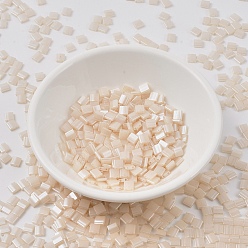 (TL2365) Античный Кружевной Цейлонский Миюки тила бусины, японский бисер, 2-луночное, (TL 2365) антикварные кружева Цейлон, 5x5x1.9 мм, Отверстие: 0.8 мм, о 118 шт / бутылка, 10 г / бутылка