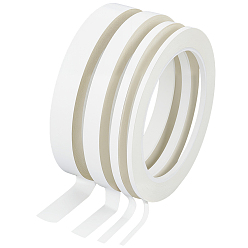 Белый 6 рулоны 4 стили декоративные клейкие ленты для животных, белые, 3~15 мм, 66 м / рулон