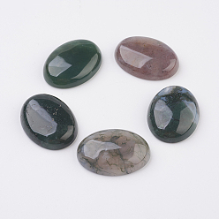 Indian Agate Natural Indian Agate Flat Back Cabochons, Oval, 18x13mm